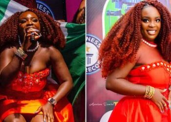Watch the Nigerian woman who won Guinness World record for singing Christmas songs for 31 hours