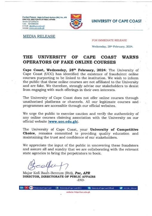 ucc-issues-warning-to-operators-of-fake-online-courses