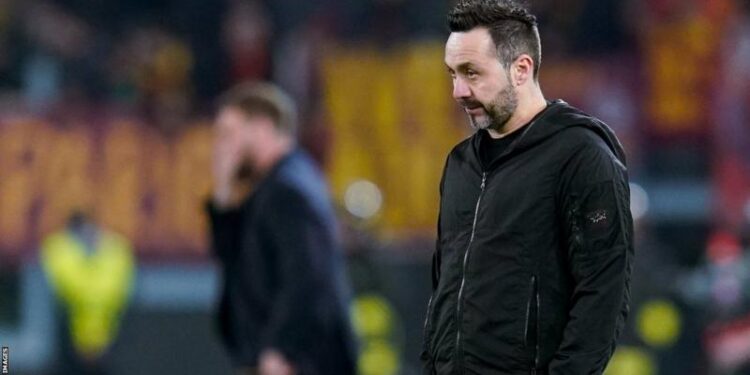 Brighton taught a lesson by resurgent Roma