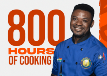 Chef Smith ends cook-a-thon at 820 hours