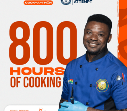 Chef Smith ends cook-a-thon at 820 hours