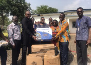 Dr. Minta Nyarku boosts Safety and Healthcare at UCC Hospital with Donation