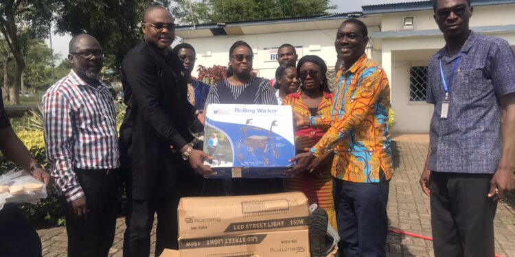 Dr. Minta Nyarku boosts Safety and Healthcare at UCC Hospital with Donation