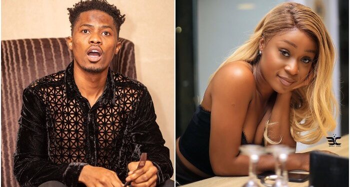 Efia Odo reacts as Kwesi Arthur refuses to openly talk about their alleged affair