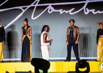 Odumodublvck joins Stonebwoy on stage at 13th All-African Games