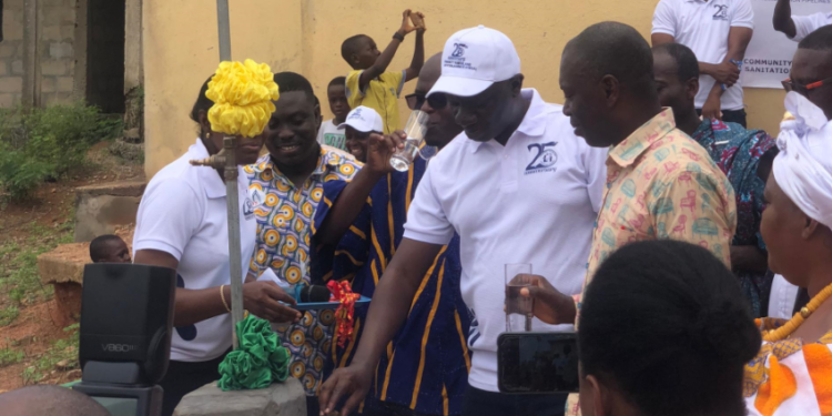 Odumase Residents benefits from Ghana Gas Water Supply