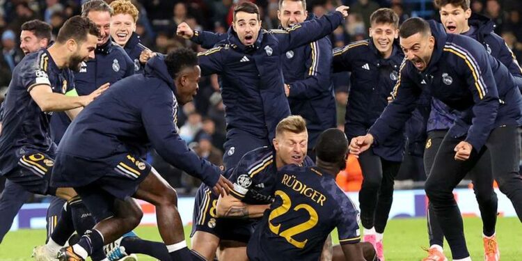 Real Madrid Eliminate Man City from the Champions League