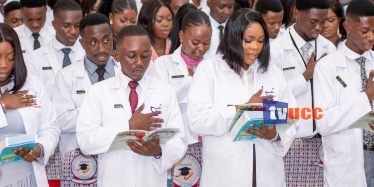 SoPPS UCC Holds Maiden White Coat Ceremony