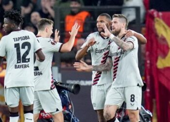 Leverkusen in command of Europa League semi-final with Roma