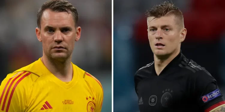 Neuer and Kroos in provisional Germany Euros squad