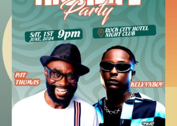 Pat Thomas, Kelvyn Boy for Rock City Hotel’s Highlife Party on June 1