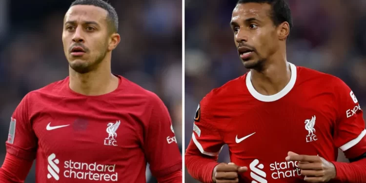 Thiago and Matip to leave Liverpool at end of season