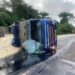 accra-cape-coast-highway-partially-blocked-after-truck-overturns