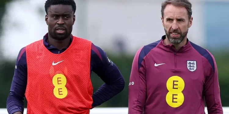 We're all behind Southgate - Guehi