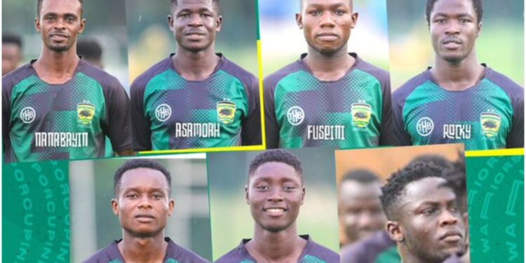 Seven players depart from Asante Kotoko following the mutual termination of their contracts.