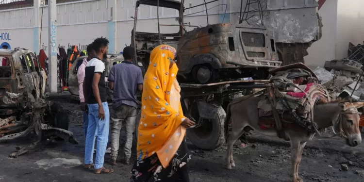 Car bomb kills Somalis watching Euro final at a cafe