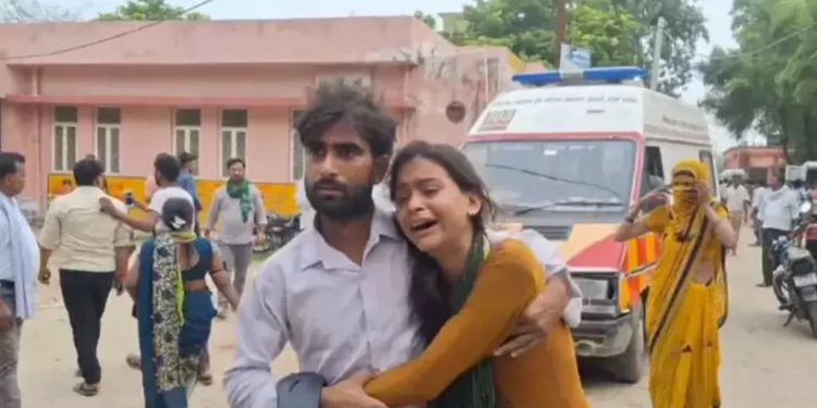 Dozens killed in stampede at India religious event