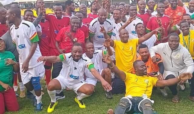Parliament XI triumphs over former Black Stars players in the Democracy Cup curtain-raiser