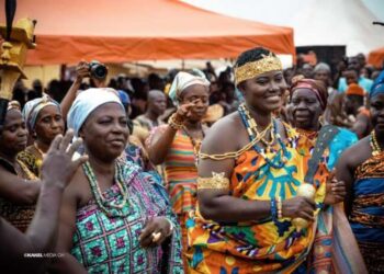 Afua Asantewaa enstooled as Nkosuohemaa of Breman Essiam