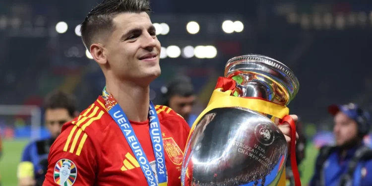 Milan sign Spain striker Morata from Atletico Madrid