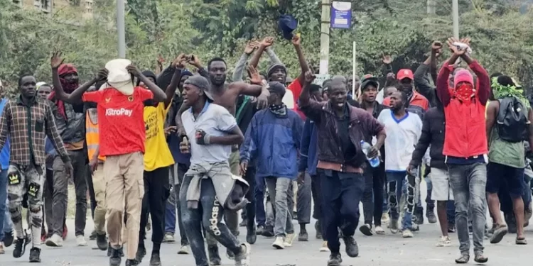 Protester killed as crowds call for Kenya leader to go