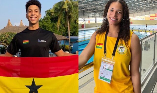 Ghanaian swimmers Harry Stacey and Joselle Mensah are set to compete in the Paris 2024 Olympics.