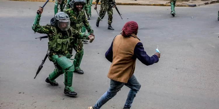 Kenya police ban protests in the capital