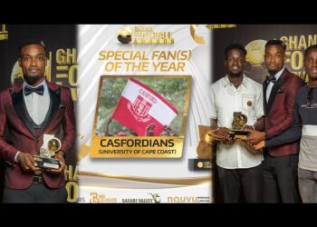 Ghana Football Awards: Casely Hayford (Casford)  Hall wins special fans of the year award