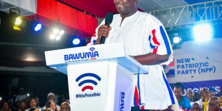 Dr. Mahamudu Bawumia, the 2024 Presidential Candidate of the ruling New Patriotic Party (NPP), will kick off his constituency-based campaign tour of the Eastern Region from today, August 2nd to August 4th.