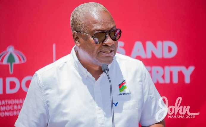 NDC flagbearer, John Dramani Mahama