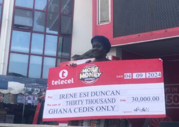 Telecel Ghana Rewards Two Customers in Cape Coast and Takoradi in the More Money Promo