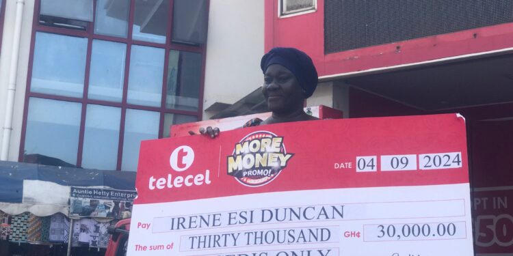 Telecel Ghana Rewards Two Customers in Cape Coast and Takoradi in the More Money Promo
