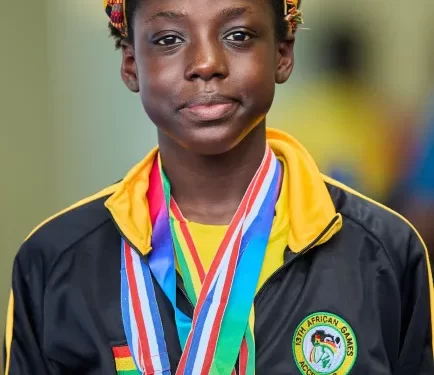 12-Year-Old Jada Yankey shines at Africa Aquatics Championships, wins 13 medals for Ghana