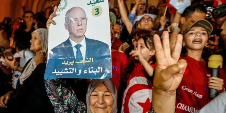 Tunisian president wins second term with landslide