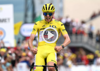 Tadej Pogacar Sets Goal.