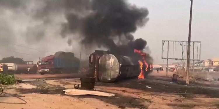 Fuel tanker explosion kills dozens of people in Nigeria