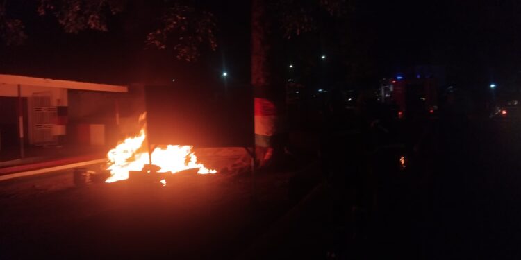 Ho Central NDC office set ablaze amid ministerial appointment discontent