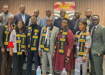 The University of Cape Coast (UCC) Senior Staff Association (SSA UoG, UCC Local) has marked a historic leadership transition on January 30, 2025, as outgoing chairman Sandy Kumi Sinatra officially handed over to newly elected chairman Christopher Aggrey.