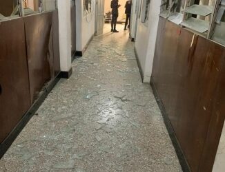 Tension erupts as NDC supporters vandalize EC office over delayed collation in Ablekuma North