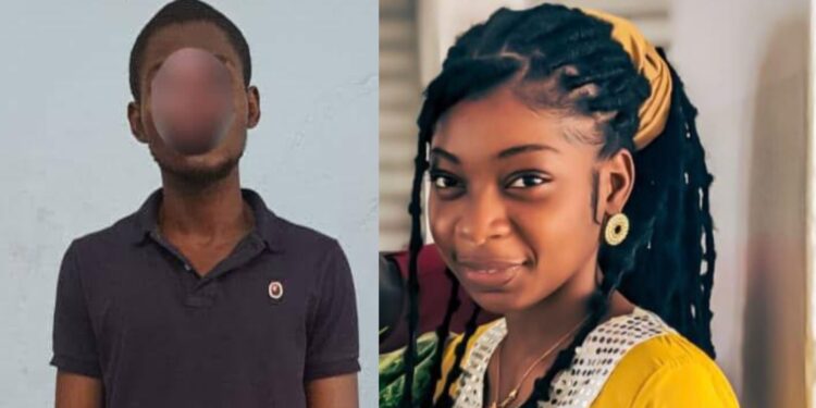 The Ashanti Regional Police Command has arrested 21-year-old Daniel Tuffuor, a final-year student, in connection with the death of Miss Joana Deladem Yabani, a fellow final-year Biological Sciences student at Kwame Nkrumah University of Science and Technology (KNUST).