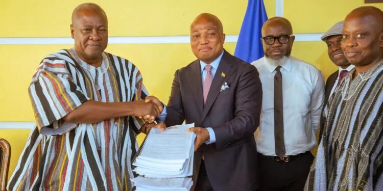 President John Dramani Mahama has reaffirmed his administration’s commitment to fighting corruption as he formally received the final report of Operation Recover All Loots (ORAL), a government-led initiative aimed at retrieving misappropriated state funds and assets.
