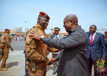 Mahama begins regional diplomatic tour with visit to Burkina Faso