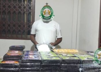 NACOC arrests Nigerian national, seizes 192kg cocaine worth $2.1M in Accra drug bust