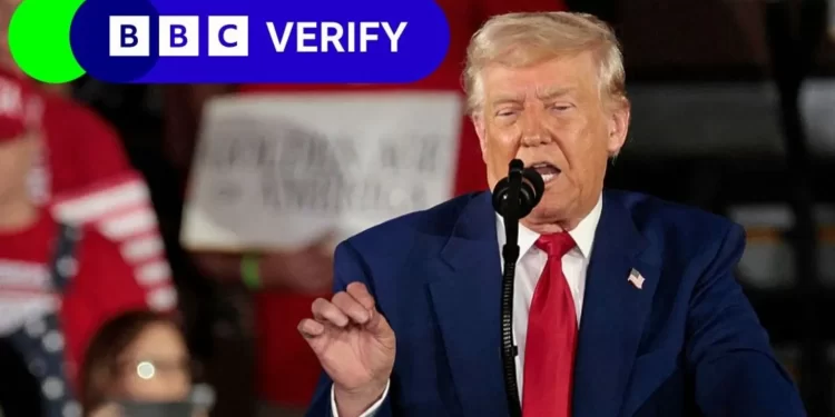 Border crossings, egg prices and jobs - Trump's 100 days speech fact-checked