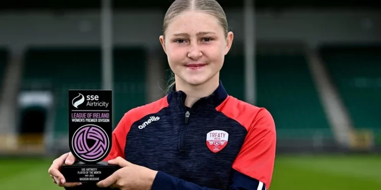 Madison McGuane wins Player of the Month award