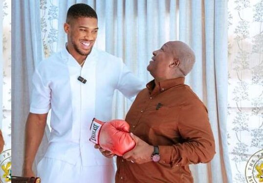 President Mahama Grants Anthony Joshua ‘Special’ Citizenship and Ambassadorship