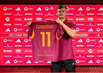 Roma completes loan signing of Evan Ferguson