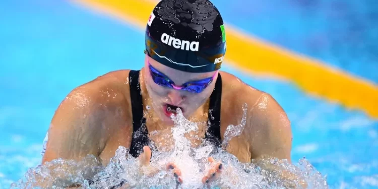 Mona McSharry just misses final at World Aquatics event