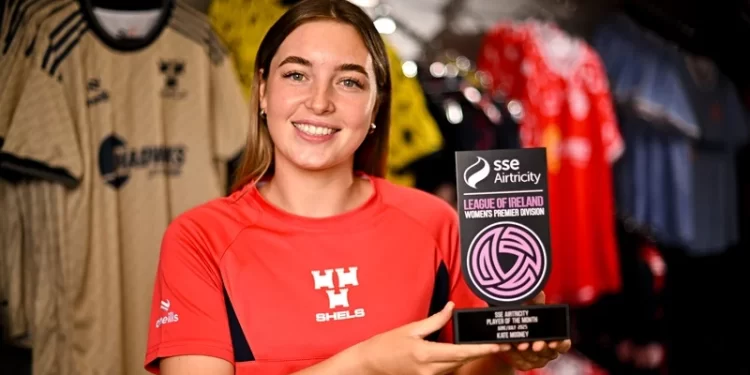 Kate Mooney named monthly winner for goals