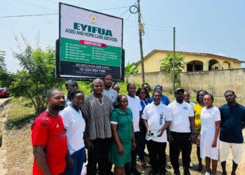 Royalhouse Chapel Donates to Aged Care Facility in Cape Coast